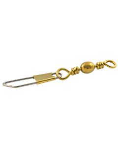 Danielson Swivel w/Safety Snap Single Bag Brass Size 5 5pk 