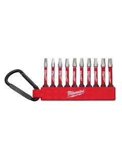 Milwaukee 10-Piece Square Carabiner Bit Set 