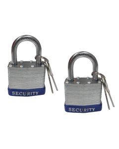 2-pack 1-1/2-inch Keyed-Alike Padlock