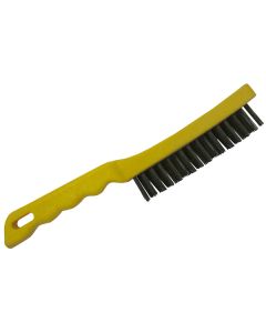 11-inch Wire Brush with Plastic Handle
