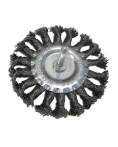 4-inch x 1/4-inch Knotted Wire Wheel