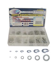 350pc Asst. Flat and Lock Washers