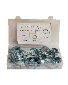 34pc ZINC Hose Clamp Set