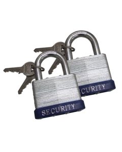 2-pack 1-inch Keyed-Alike Padlocks
