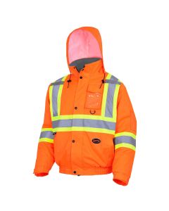 Pioneer 5032 Hi-Viz Orange 100% Waterproof Winter Insulated Bomber
