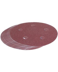 ROK 10-piece 5" 8H Hook & Loop Sanding Disc 