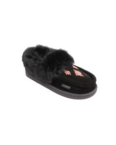 Ladies Moccasin Shoes Black