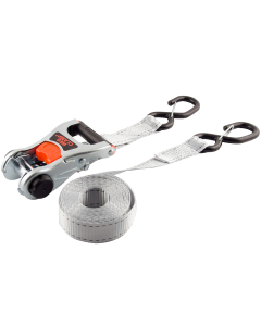 2-Pack 1.25″ x 12′  2000lb Deluxe  Tie-Downs with Web Clamp