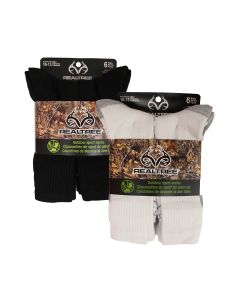Realtree Men's 6-Pack Assorted Sport Socks