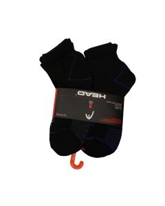 Head 8-Pack Men's 1/4 Crew Socks Black