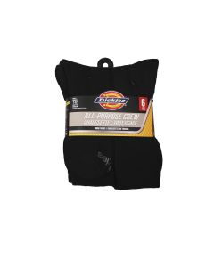 Dickies 6-Pair Men's All-Purpose  Light Weight Crew Socks