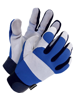 Bob Dale Gloves Lined Split Leather Mechanic Gloves