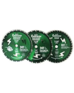 3-pack 7-1/4-inch Thin Kerf Saw Blades