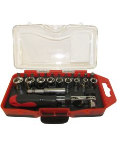 23-piece Screwdriver Bit and Socket Set