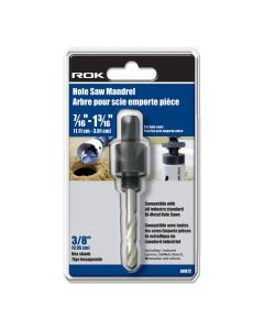 ROK 40972 7/16" - 3/16" Hole Saw Mandrel