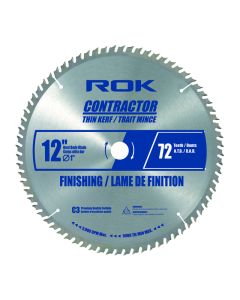 12-inch x 72-tooth Thin Kerf Finishing Blade