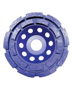 4-1/2-inch Double Row Segmented Diamond Cup Wheel