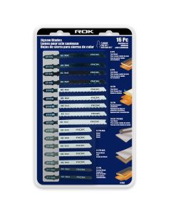 ROK 41160 16pc T-Shank Jigsaw Blade Set