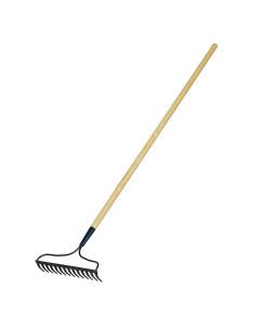 Prograde Wood Bow Rake 14-Tine Steel Head