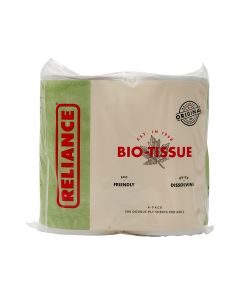 Reliance 4pk Bio-Tissue Toilet Paper Rolls