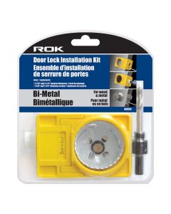 ROK 40806 Bi-Metal Door Lock Installation Kit
