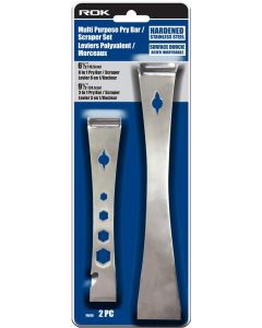 ROK 70020 2pc Multi Purpose Pry Bar / Scraper Set