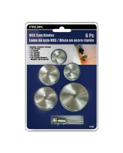 ROK 47362 6pc HSS Mini Saw Blade Set