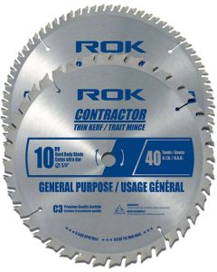 ROK 2-piece 10" TK Saw Blade Set
