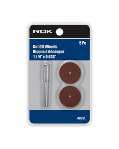 5 PC Cut-Off Wheel 1-1/4" With Mandrel
