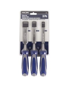 ROK 3pc CR-V Chisel Set