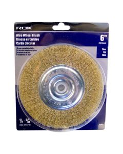 ROK 6" Fine Wire Wheel Brush