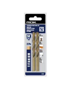 Drill Bit Titanium 1/8" 2Pc