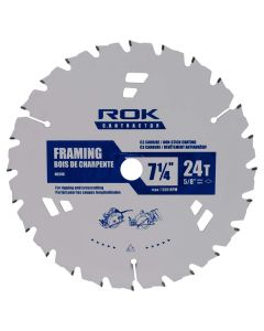 ROK 7 1/4X24T Blade Coated