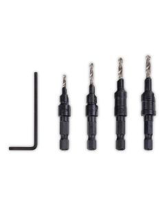 ROK 4-piece Screw Pilot Bit Set