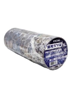 ROK 10pk Electrical Tape 3/4"x66'