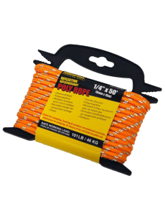 Rope PP Reflec 1/4"x50'