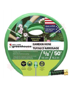 5/8" x 50' HD PVC Garden Hose