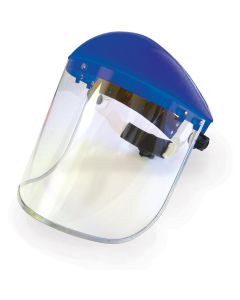 Face Shield with Ratchet Suspension