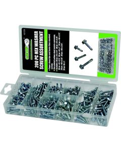 Grip 200pc Hex Washer Screw Assortment