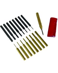18pc Brass / Steel Punch Set