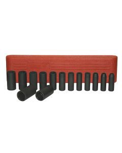 GRIP 73560 15-piece 1/2-inch MM Deep Impact Sockets