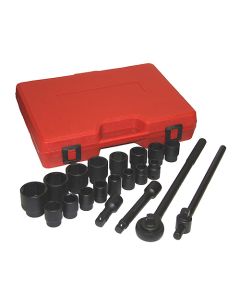 GRIP 74036 21-piece 3/4-inch SAE Shallow Impact Socket Set