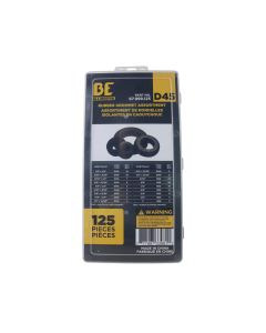 Braber Equipment 125pc Rubber Grommet Asstd