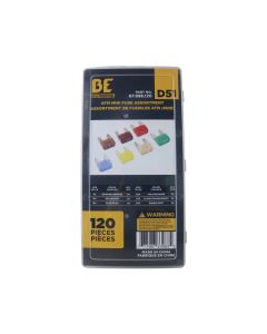 Braber Equipment 120pc ATM MINI Fuse Assorted