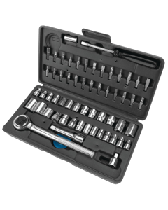 60-piece 1/4"-3/8" Dr. Socket Set