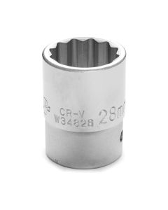 Performance Tool W34828 3/4" Dr. 28mm 12pt Socket