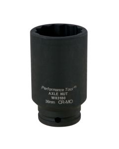 Performance Tool 36mm 12 pt. Axle Nut Socket