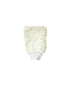 Snow White Cotton Chenille Wash Mitt
