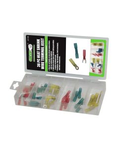 GRIP 36pc Heat Shrink Terminal Asst