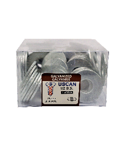 75pk 1/2" Gal Flat Washer